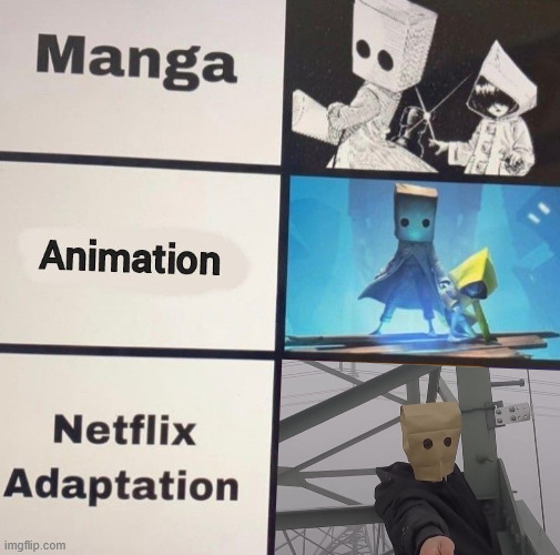 Little Nightmares 2 | image tagged in mono,creepypasta,little nightmares,lattice climbing,gaming,memes | made w/ Imgflip meme maker