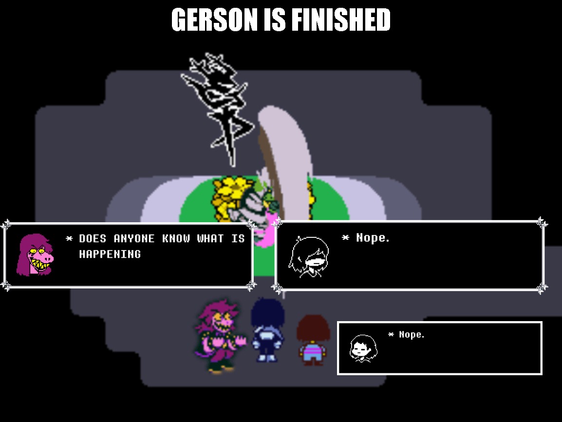 GERSON IS FINISHED | made w/ Imgflip meme maker
