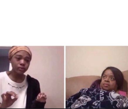 Explaining to my Mom Blank Meme Template
