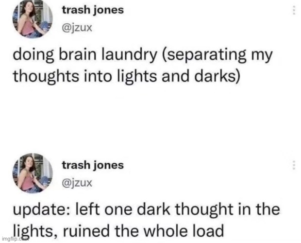 Brain Laundry | image tagged in brain,dark humor,thoughts,light,cursed | made w/ Imgflip meme maker