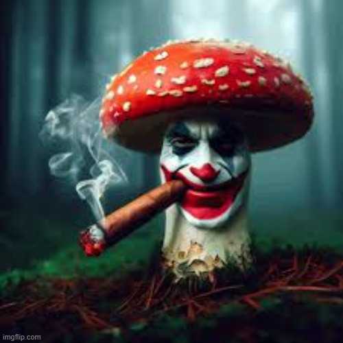 ClownShroom | image tagged in clownshroom | made w/ Imgflip meme maker