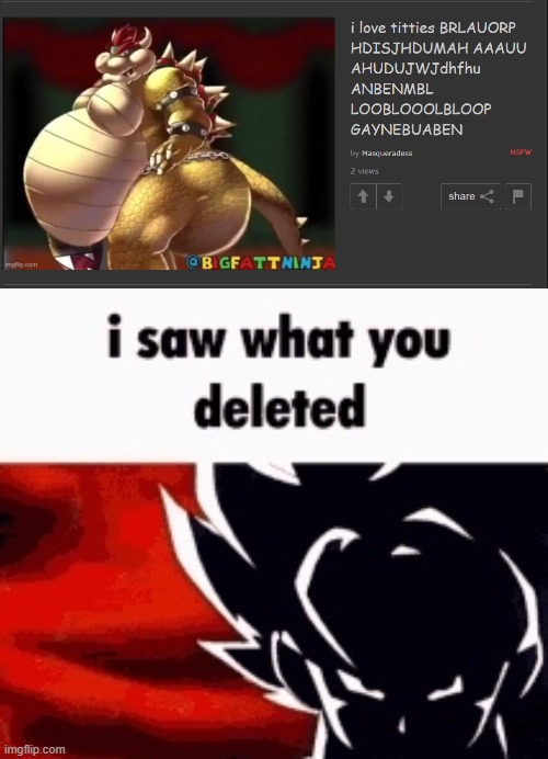 image tagged in i saw what you deleted | made w/ Imgflip meme maker