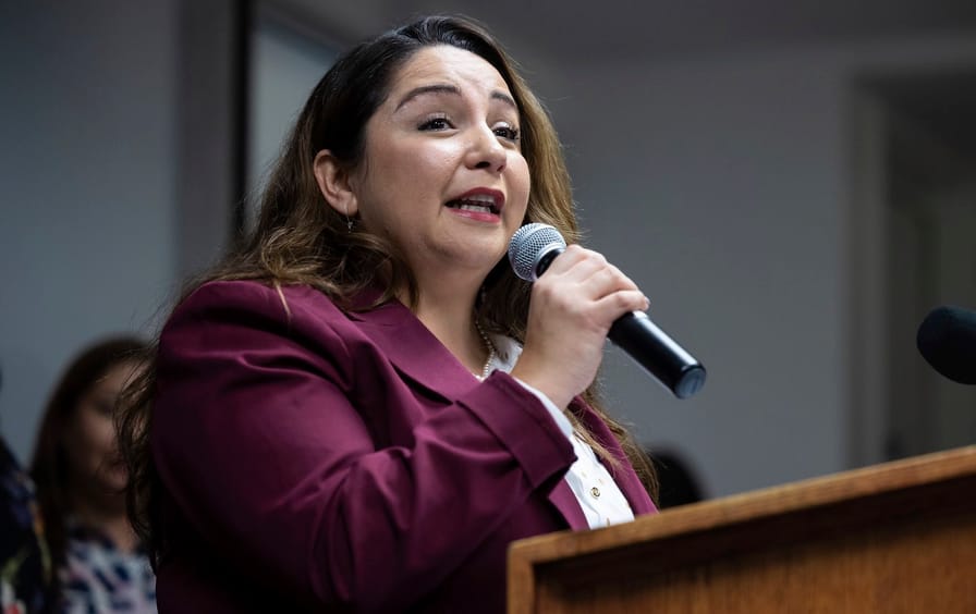 High Quality Congresswoman Delia Ramirez Blank Meme Template