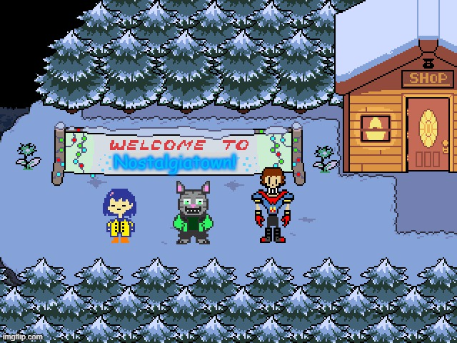 Alternatedtale Nostalgiatown Blank Meme Template
