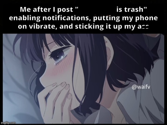 High Quality Me after I post X is trash Blank Meme Template