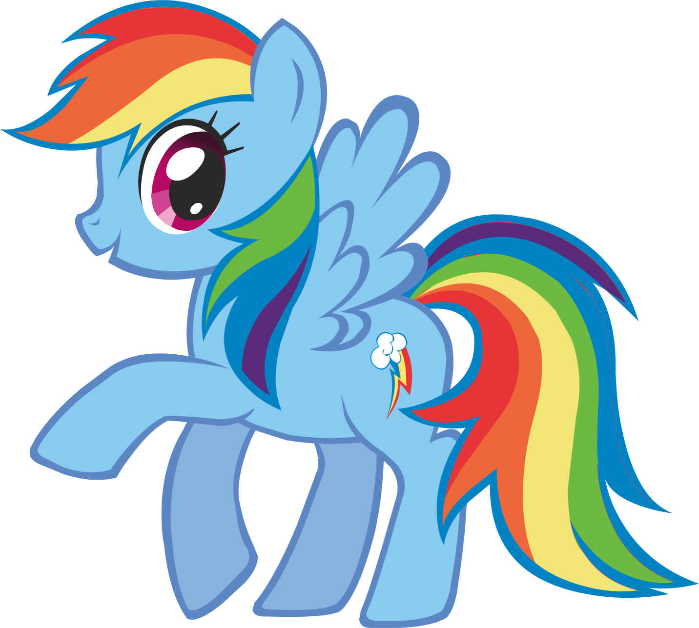 Rainbow Dash png Blank Meme Template