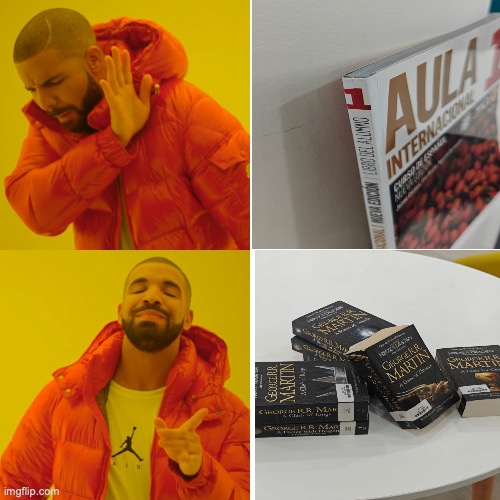 Reader's choice | image tagged in memes,drake hotline bling | made w/ Imgflip meme maker