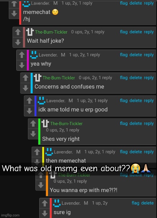 What was old msmg even about??😭🙏🏻 | made w/ Imgflip meme maker