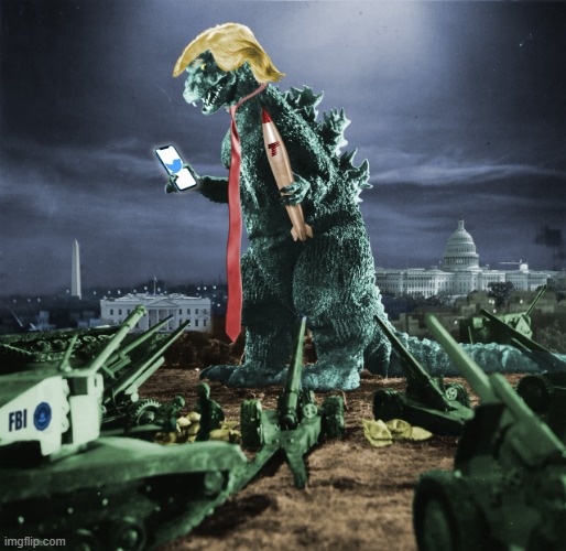 trumpzilla | image tagged in trumpzilla | made w/ Imgflip meme maker