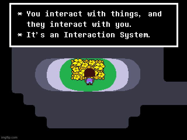 A joke. (sans.) | image tagged in joke,interaction system | made w/ Imgflip meme maker