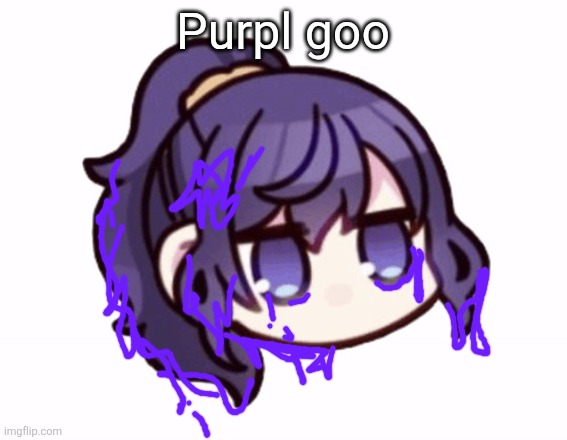 Asahina Mafuyu | Purpl goo | image tagged in asahina mafuyu | made w/ Imgflip meme maker