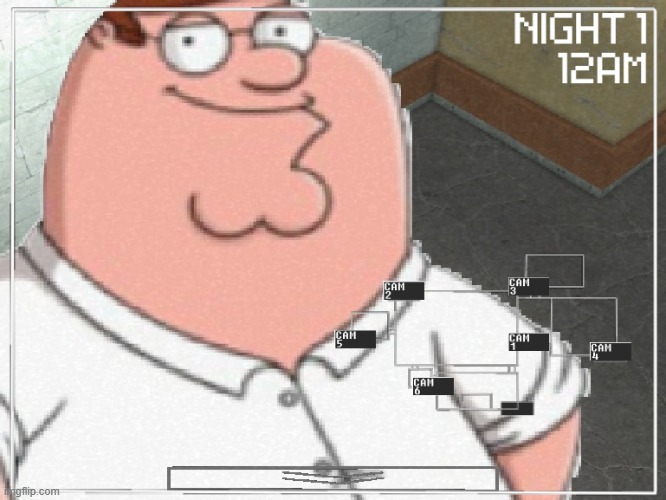 "Hey Lois look im in a fnaf fangame!!!!" | made w/ Imgflip meme maker