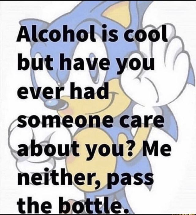 Alcohol is cool Blank Meme Template