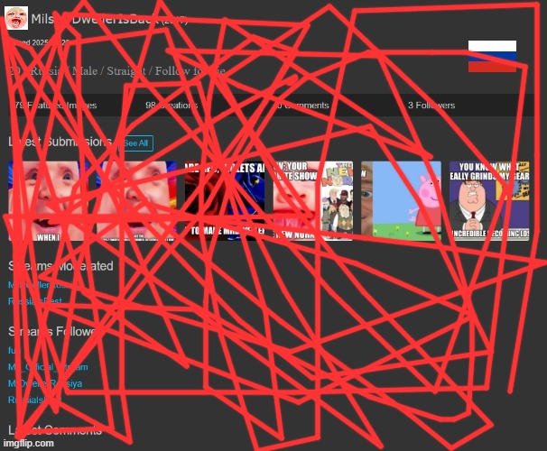 MilsterDwellerIsBack / MrDweller is a worst user in imgfliptube | image tagged in mrdweller on imgflip profile | made w/ Imgflip meme maker