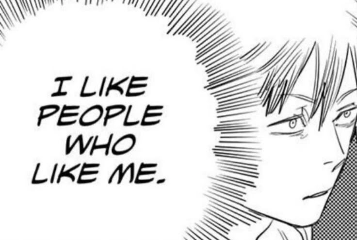 I like people who like me Blank Meme Template