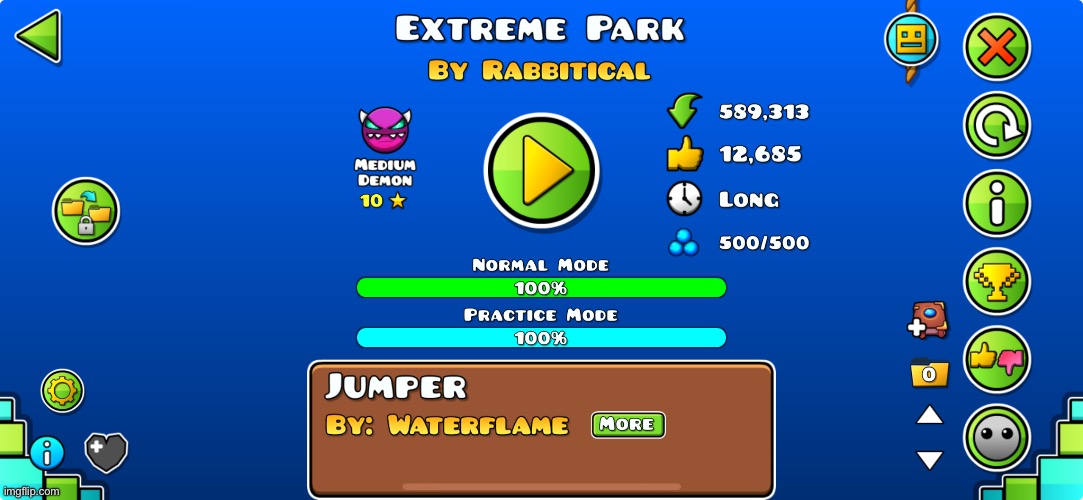 Beat my first medium demon | made w/ Imgflip meme maker