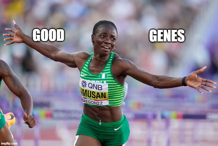 Good Genes | GENES; GOOD | image tagged in good genes | made w/ Imgflip meme maker