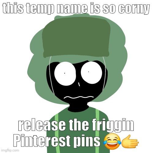 drawings looks pretty good tho | this temp name is so corny; release the friggin Pinterest pins 😂🫱 | image tagged in ermmm what the ben 2 | made w/ Imgflip meme maker