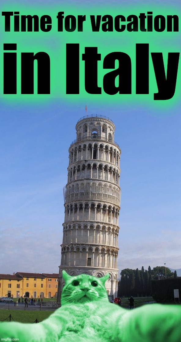 Peyronie's Tower | Time for vacation in Italy | image tagged in raycat does italy,peyronie's tower,captain hook | made w/ Imgflip meme maker