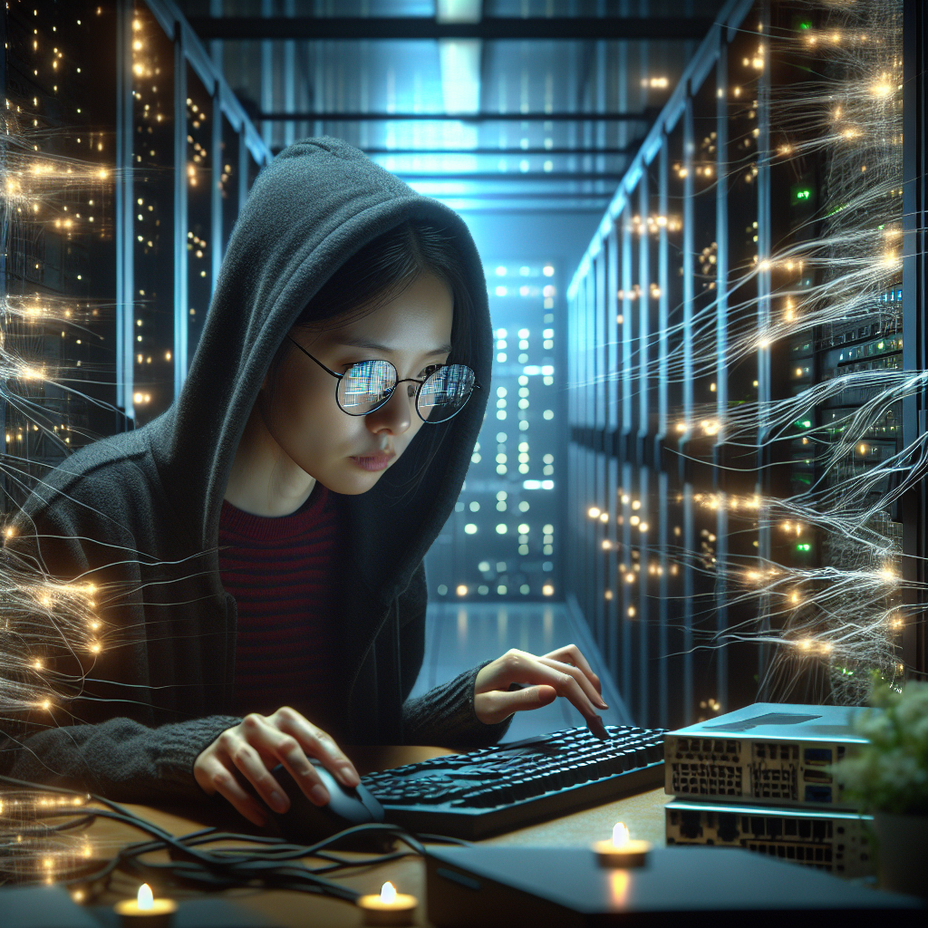 realistic human hacking a network and the servers in the backgro Blank Meme Template