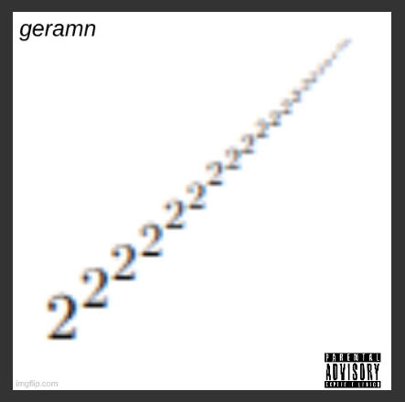 High Quality geramn's album announcement template Blank Meme Template