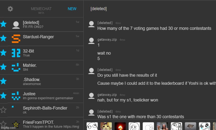 who deleted | made w/ Imgflip meme maker