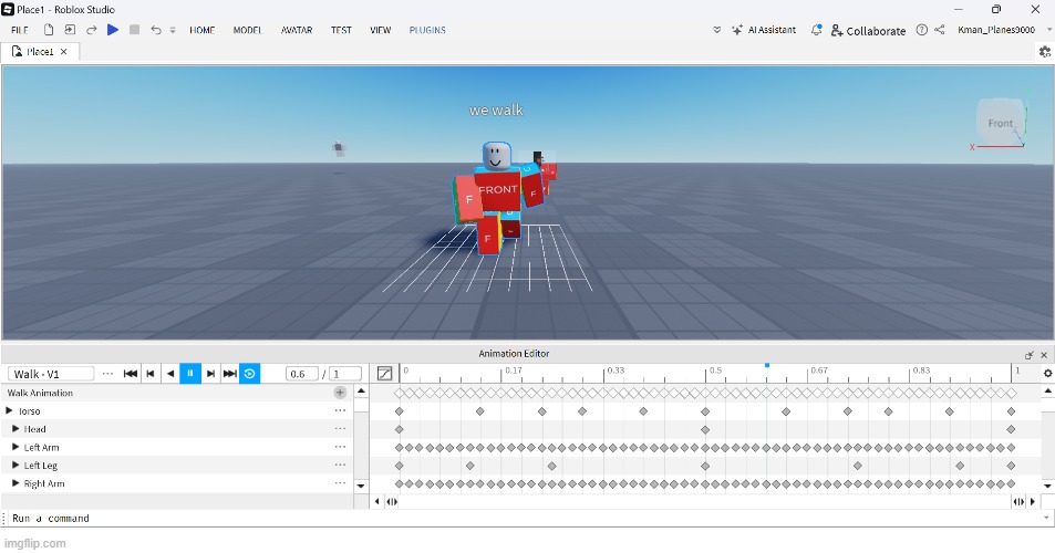 i now test roblox studio again | made w/ Imgflip meme maker