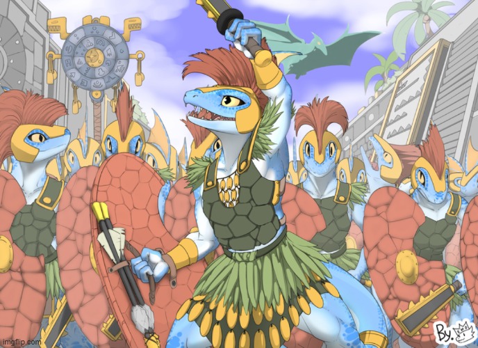 lizardfolk propaganda | made w/ Imgflip meme maker