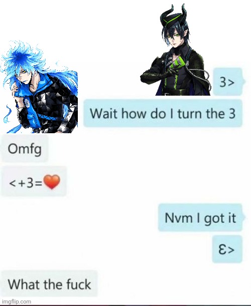 This is not ment to be a ship. | image tagged in twisted wonderland,idia shroud,malleus draconia | made w/ Imgflip meme maker