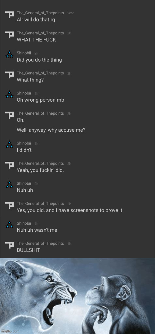 got upset that I called him out for pretending to be depressed | image tagged in tiger yell at pondering monkey,ragebait,stupid people,funny | made w/ Imgflip meme maker