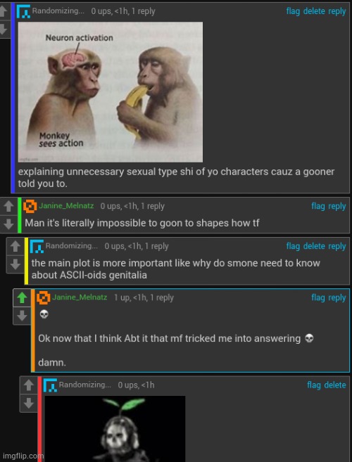 im happy not cuz of making him/her realize, js because i had an ACTUAL conservation w/ a msmg user as a newgen | made w/ Imgflip meme maker