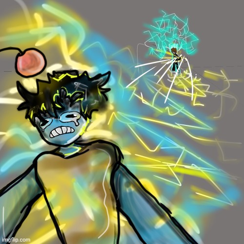 Bacon hair electrocuted my oc | made w/ Imgflip meme maker
