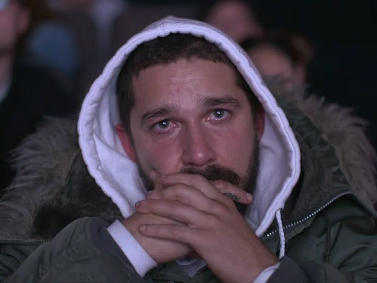 shia labeouf Cry Blank Meme Template