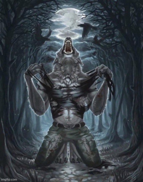 image tagged in wolf ripping shirt | made w/ Imgflip meme maker
