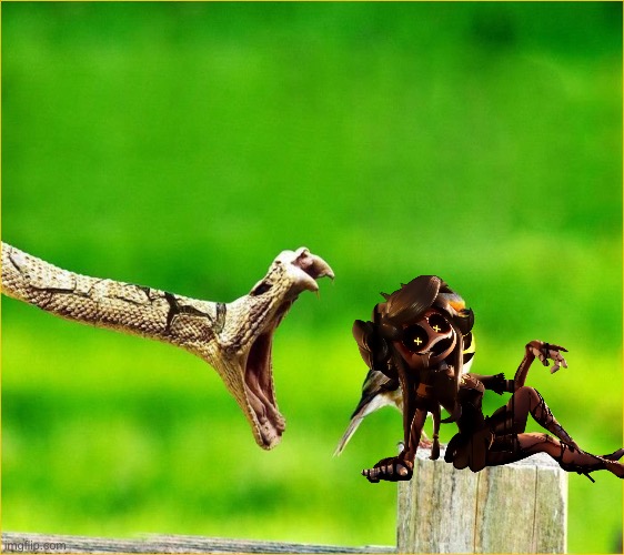 Snake Reality Bites | image tagged in snake reality bites | made w/ Imgflip meme maker