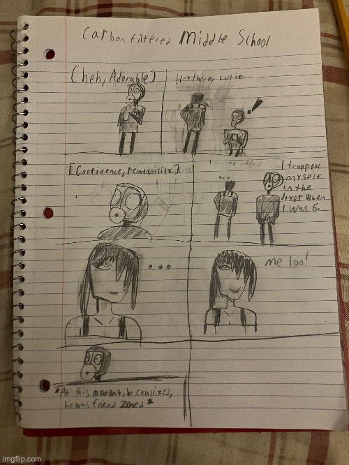 I drew a comic | image tagged in comic,school,women,awkward | made w/ Imgflip meme maker
