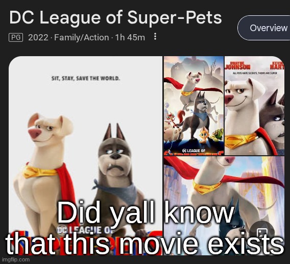 I watched all of it and I can't remember a single thing that happens | Did yall know that this movie exists | made w/ Imgflip meme maker