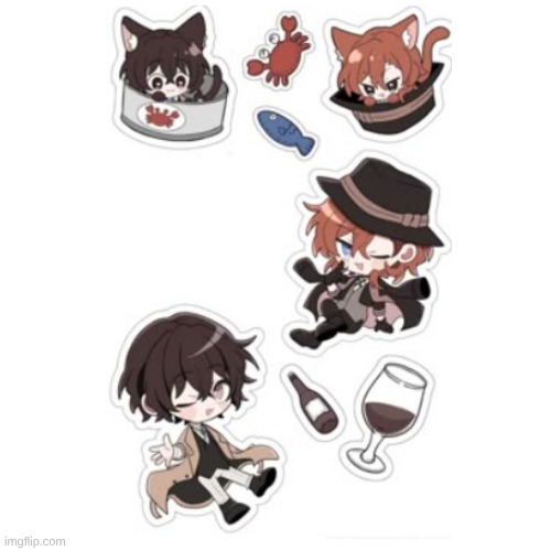 my babysss I love themmm | image tagged in bsd | made w/ Imgflip meme maker
