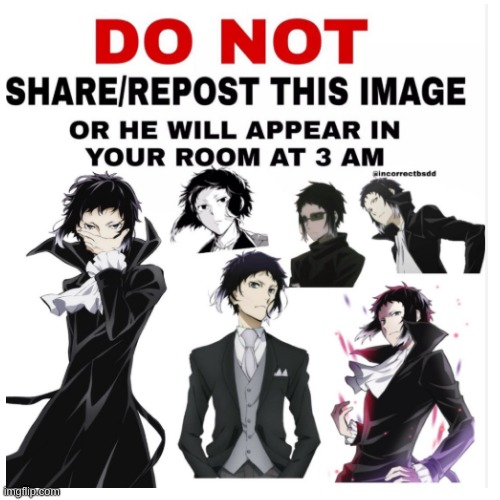 aku may babyyy | image tagged in bsd,akutagawa | made w/ Imgflip meme maker