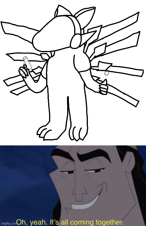 @V1 armor and coloring time | image tagged in it's all coming together | made w/ Imgflip meme maker