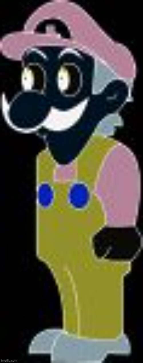 Abandoned by Mario | image tagged in weegee | made w/ Imgflip meme maker