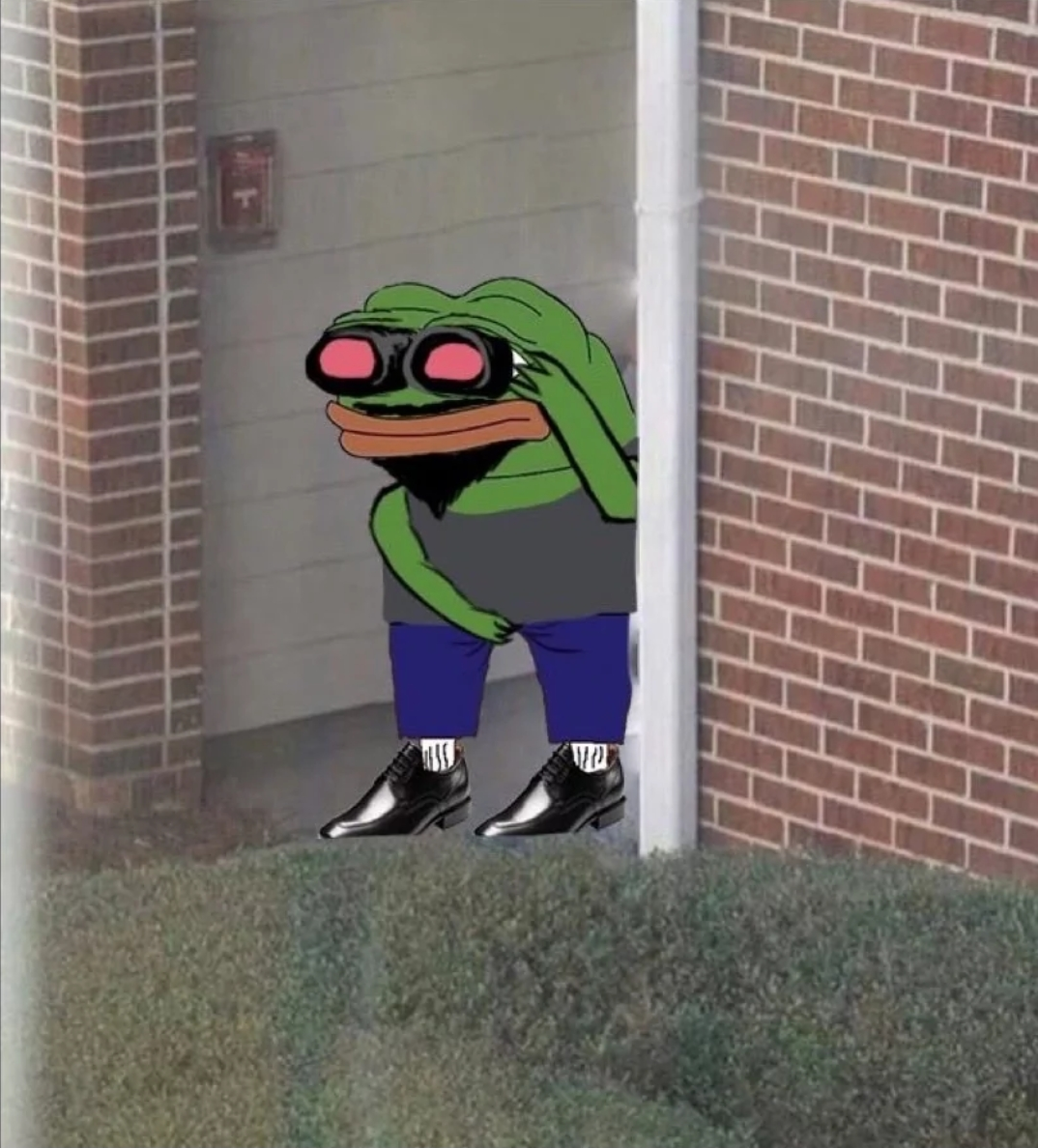 Pepe horny Blank Meme Template