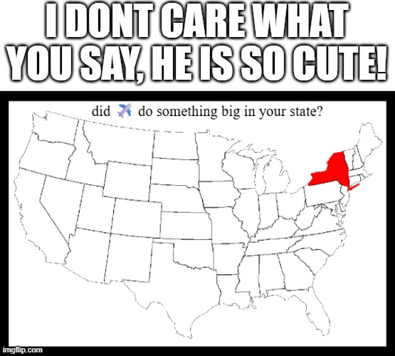 I DONT CARE WHAT YOU SAY, HE IS SO CUTE! | image tagged in memes | made w/ Imgflip meme maker