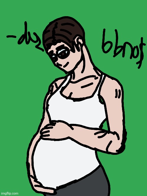 Bbno$ is pregnant now | image tagged in drawing | made w/ Imgflip meme maker