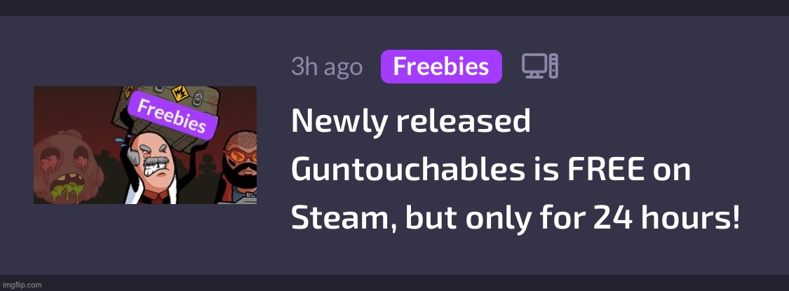 FREE GAME ALERT | made w/ Imgflip meme maker