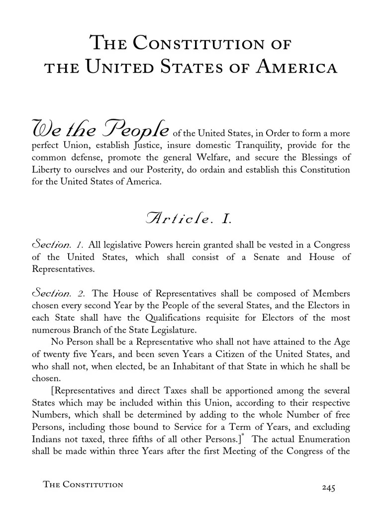 US Constitution Blank Meme Template