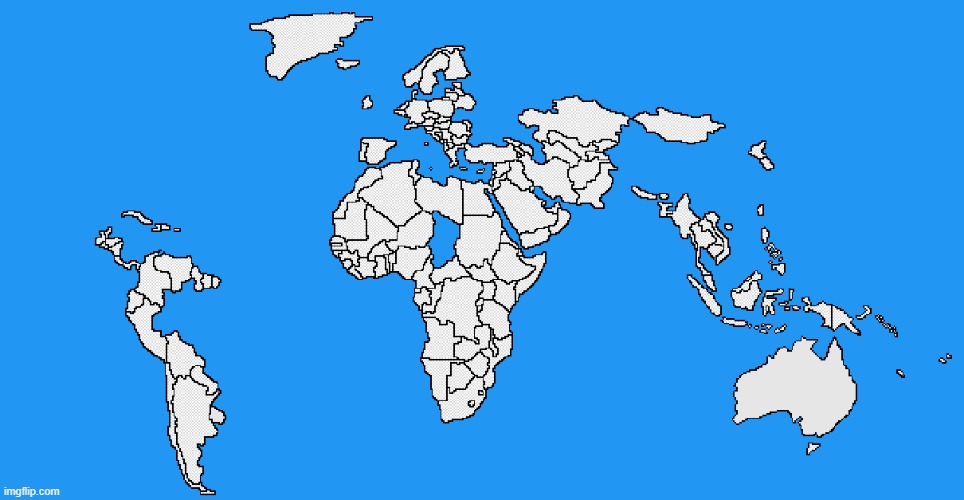 1 continent down | made w/ Imgflip meme maker