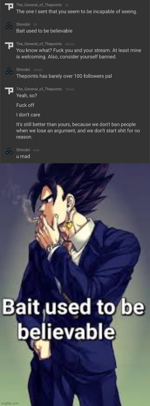 he's mad that I called people out for pretending to be depressed | image tagged in bait used to be believable,cringe,ragebait,stupid people,funny,memes | made w/ Imgflip meme maker