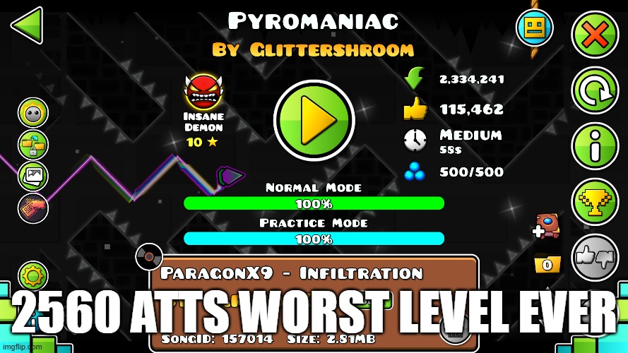 2560 ATTS WORST LEVEL EVER | made w/ Imgflip meme maker