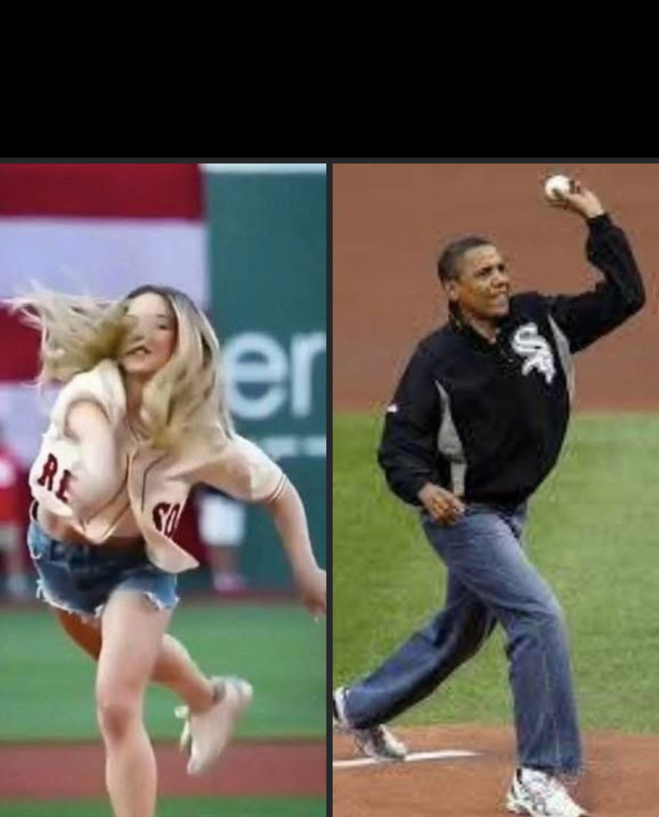 Throws like a girl Blank Meme Template